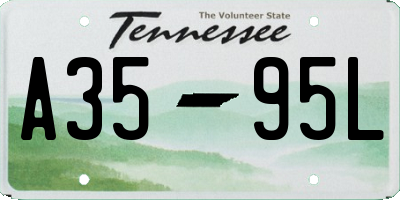TN license plate A3595L