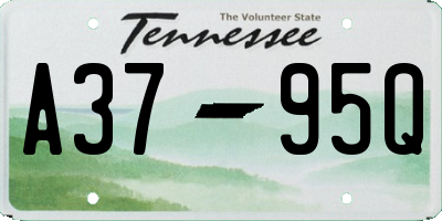 TN license plate A3795Q