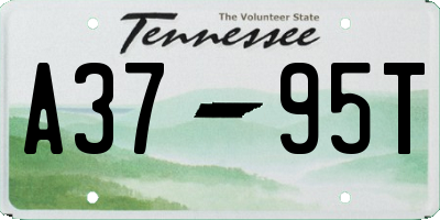 TN license plate A3795T