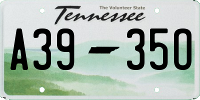 TN license plate A3935O