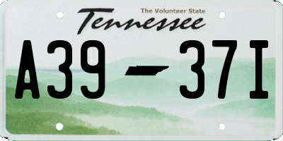 TN license plate A3937I
