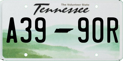 TN license plate A3990R