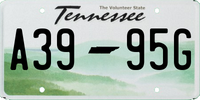 TN license plate A3995G
