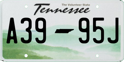 TN license plate A3995J