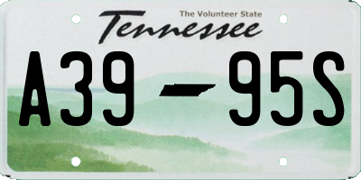 TN license plate A3995S