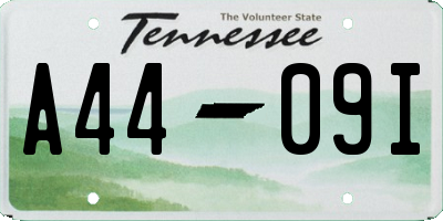 TN license plate A4409I