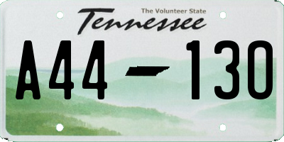 TN license plate A4413O