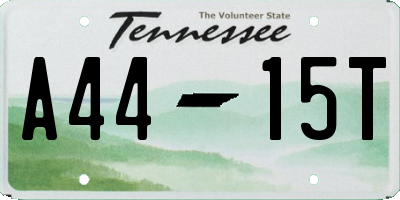 TN license plate A4415T
