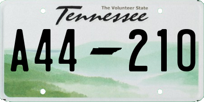 TN license plate A4421O