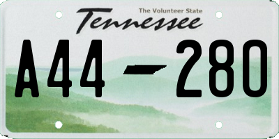 TN license plate A4428O