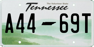 TN license plate A4469T