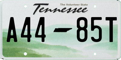 TN license plate A4485T