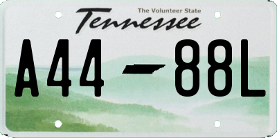 TN license plate A4488L