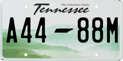 TN license plate A4488M