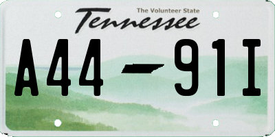 TN license plate A4491I