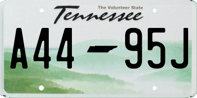 TN license plate A4495J