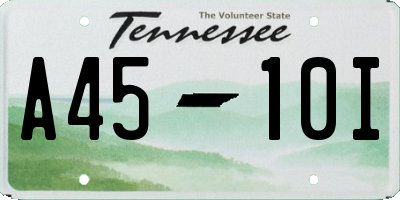 TN license plate A4510I