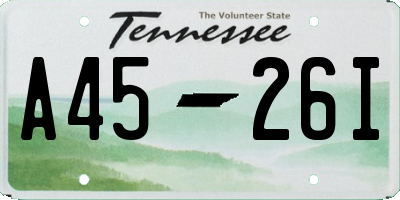 TN license plate A4526I