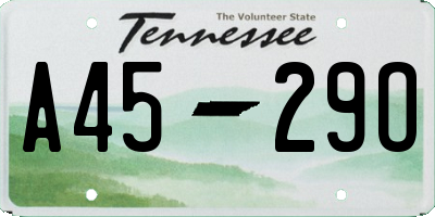 TN license plate A4529O