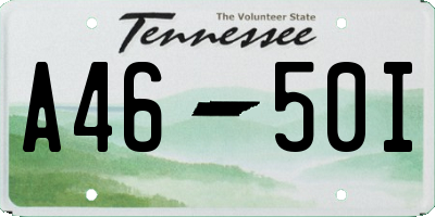 TN license plate A4650I