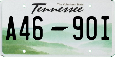 TN license plate A4690I