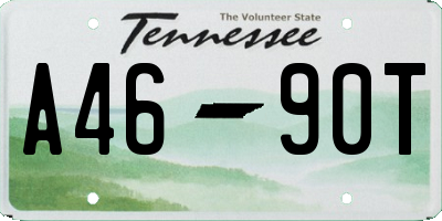 TN license plate A4690T