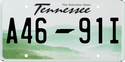 TN license plate A4691I
