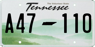 TN license plate A4711O