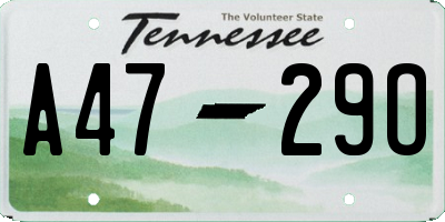 TN license plate A4729O