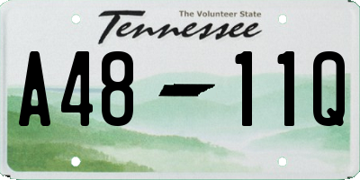 TN license plate A4811Q
