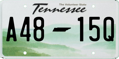 TN license plate A4815Q