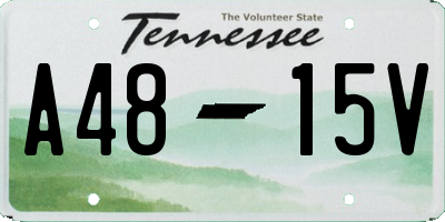 TN license plate A4815V