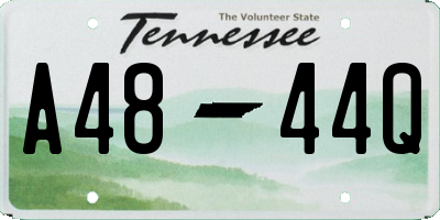 TN license plate A4844Q