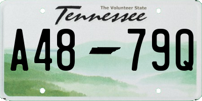 TN license plate A4879Q