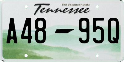 TN license plate A4895Q