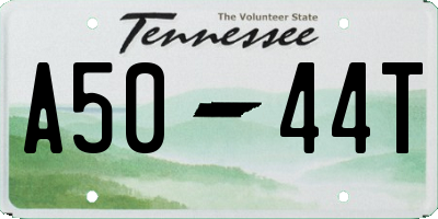 TN license plate A5044T