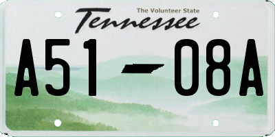 TN license plate A5108A