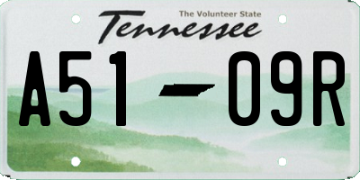 TN license plate A5109R