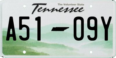 TN license plate A5109Y