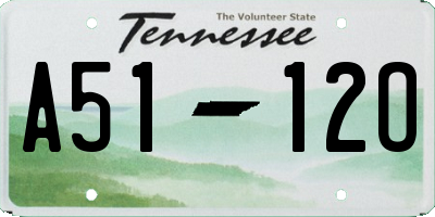 TN license plate A5112O