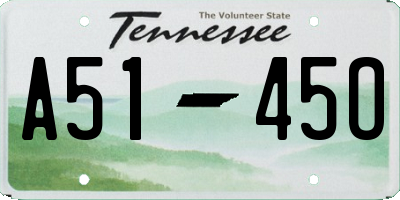 TN license plate A5145O