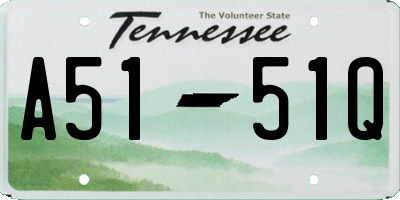 TN license plate A5151Q