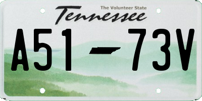 TN license plate A5173V