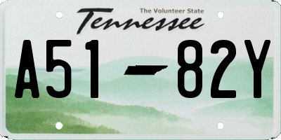 TN license plate A5182Y