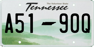 TN license plate A5190Q