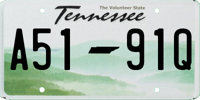 TN license plate A5191Q