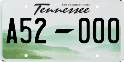 TN license plate A5200O