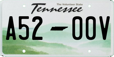 TN license plate A5200V
