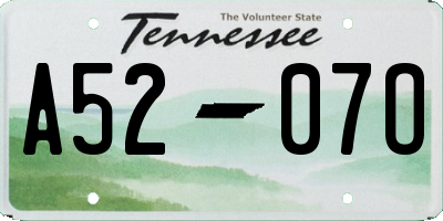 TN license plate A5207O