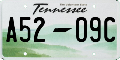 TN license plate A5209C